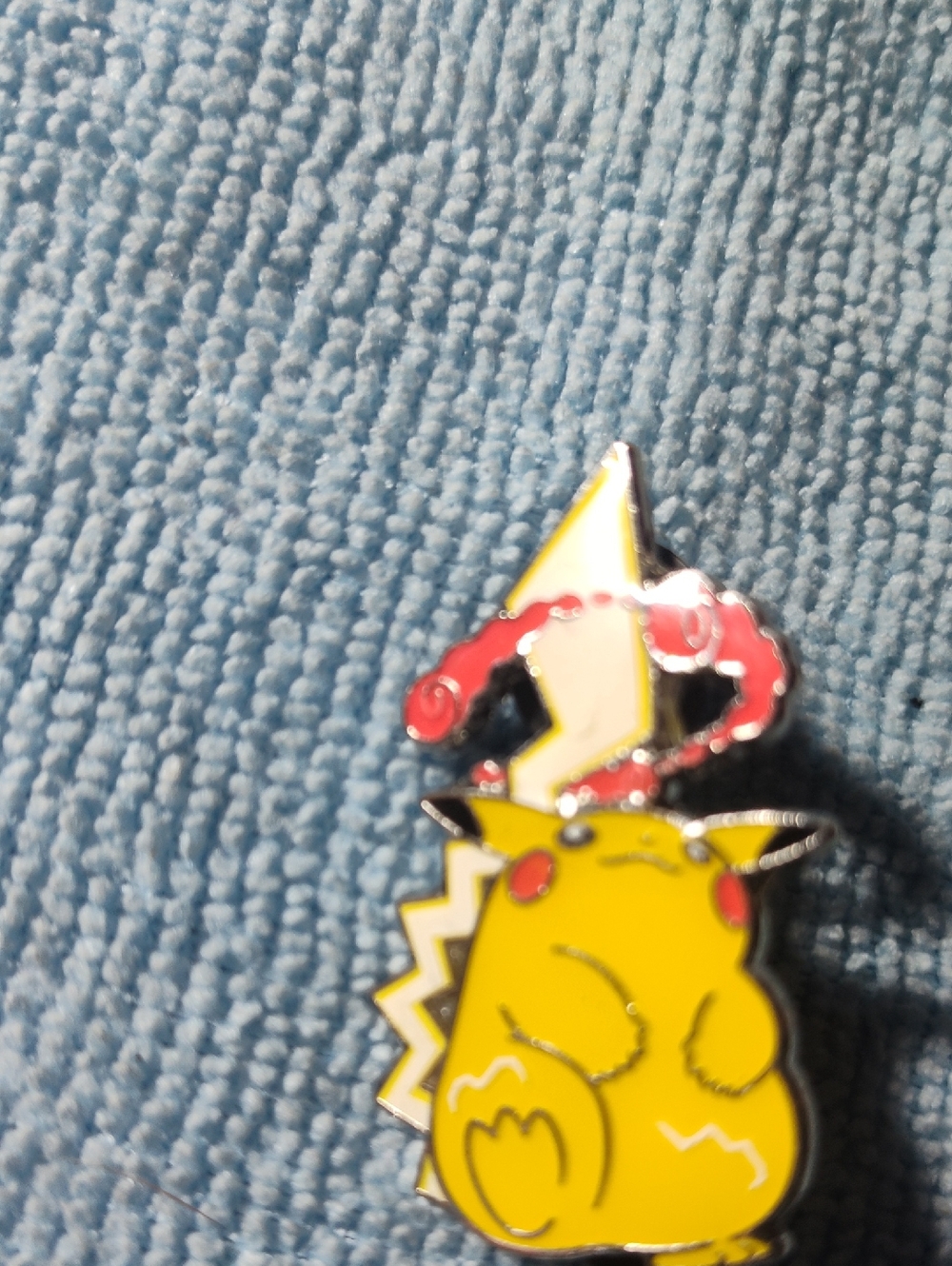 Yellow Pikachu Lightning Bolt Enamel Pin